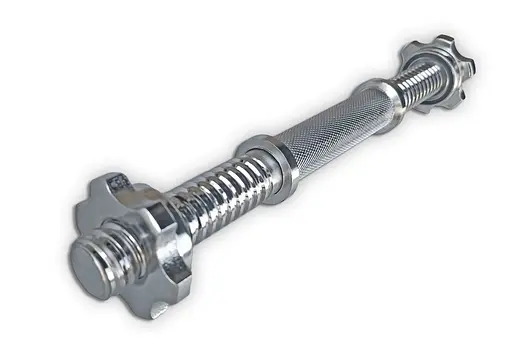 Гантельный гриф EasyFit 35 см Ø 28 мм хромированный (EF-8040) - фото 1