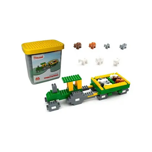 Конструктор Doloni Toys Тракторець 141 деталь (013888/41)