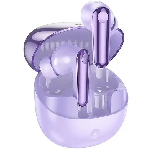 Беспроводные TWS наушники Hoco EQ11, BT5.3, 40mAh, 400mAh, 7h, 35h, вакуумные, purple