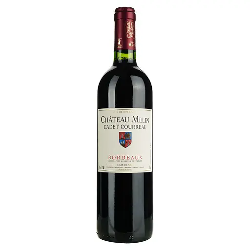 Вино Chаteau Melin Cadet Courreau AOP Bordeaux 2018, красное, сухое, 0,75 л - фото 1
