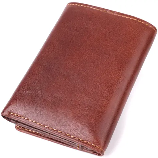 Кошелек для мужчин из глянцевой натуральной кожи Tony Perotti 7.2х10х1 см acs0032254 - фото 2