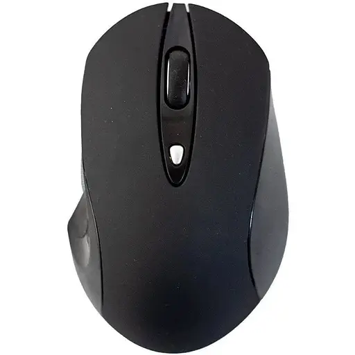 Миша бездротова Jite G189 чорний USB 2.4GHz оптична 1000 - 1600 dpi 3 кнопки 2xAAA - фото 1