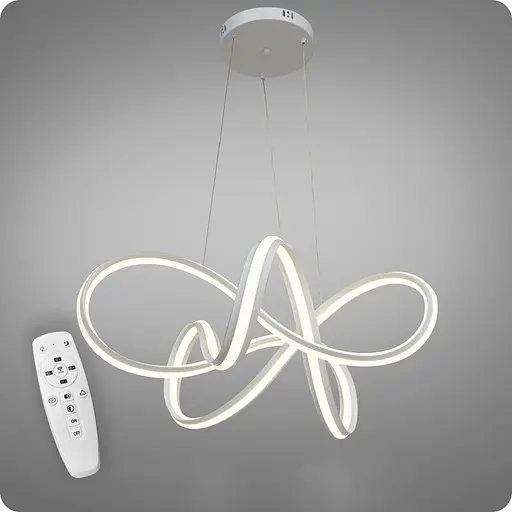 Люстра підвісна 517 Dlight 3color с пультом 180Вт Білий (02003) - фото 2