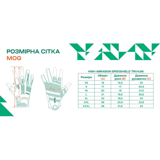 Рукавички MOG Target High Abrasion Ergoshield Trivium M Coyote Brown - фото 2