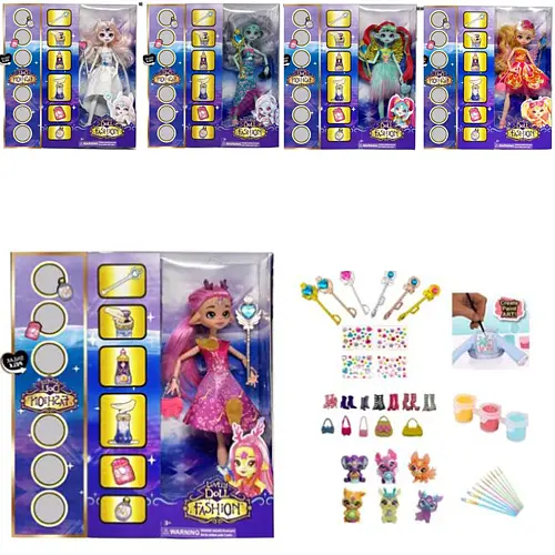 Лялька, 26 см, шарнірна, чарівна паличка, наліпки (В асортименті) - фото 2