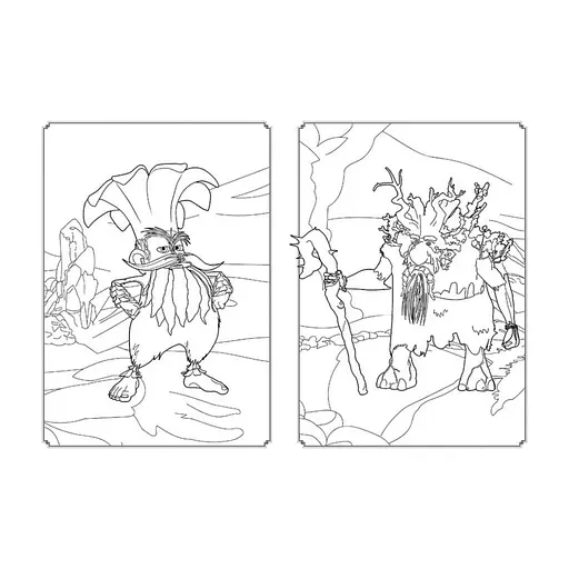 Раскраска Магия цвета. Вселенная Мавки Ранок 1807001 с наклейками - фото 3