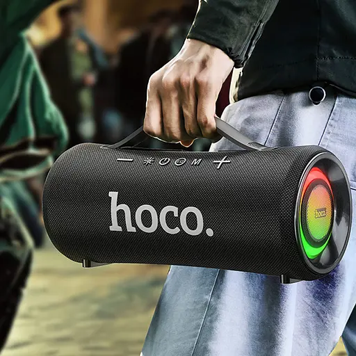 Bluetooth колонка Hoco HA10 Oleada outdoor Black - фото 7