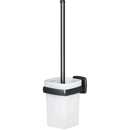 Йоршик для унітазу Am.Pm Gem black A9033422, Чорний матовий - фото 1