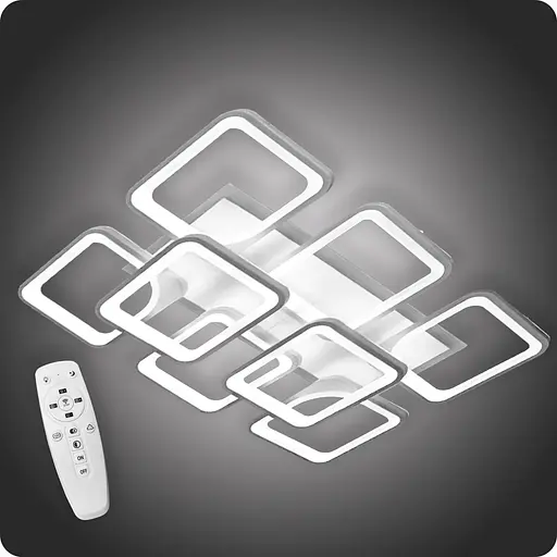 Люстра світлодіодна 517 Dlight 3color з пультом 220Вт Білий (01743) - фото 2