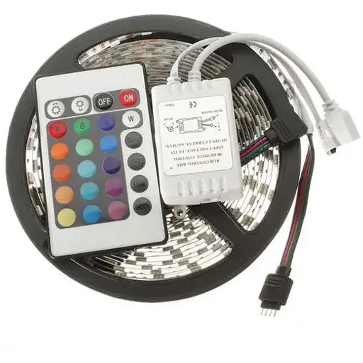 Светодиодная RGB-лента Venom SMD 6060, 5 м 12 V IP20 RGB (VST-6060120600-RGB) с пультом и блоком питания - фото 2