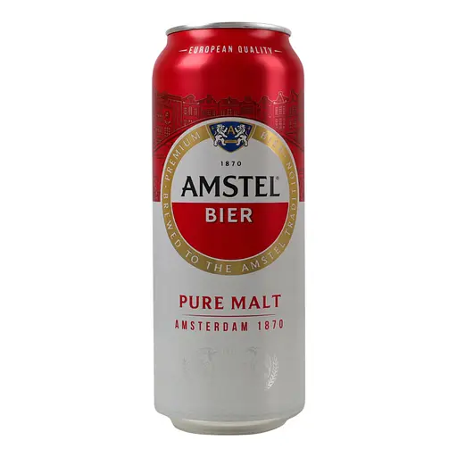Пиво Amstel светлое 5% 0.5 л ж/б - фото 2