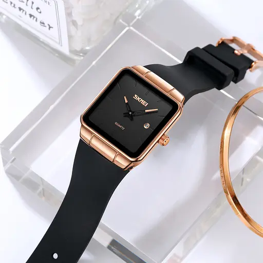 Наручний годинник жіночий 2173RGBK Rose Gold-Black Skmei acs0030194 - фото 5