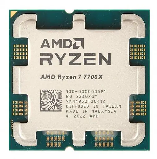 Процессор AMD Ryzen 7 7700X WOF (100-100000591WOF) (Socket AM5, 16T, 5.4 ГГц, Box) - фото 1
