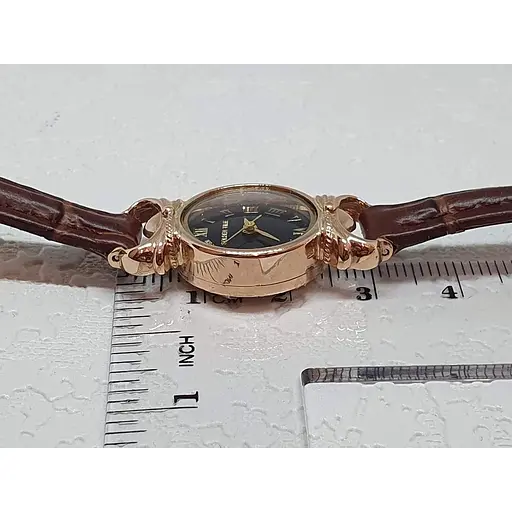 Золотые часы Golden Time кварцевые. Ч86РК ЧЕРН - фото 5