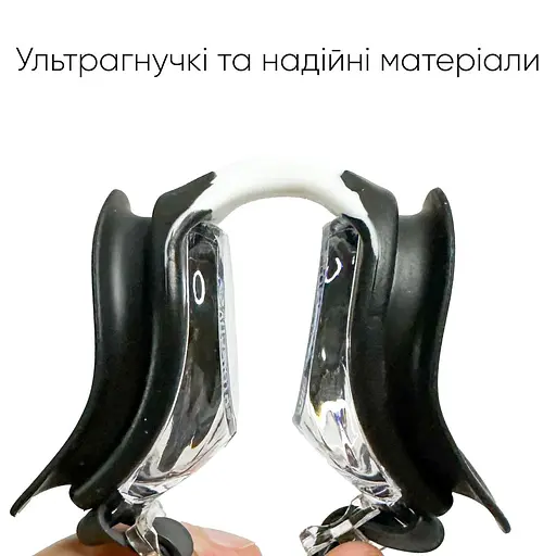 Дитячі окуляри для плавання Renvo Apure JR Anti-fog Чоний OSFM (1SG100-013) - фото 6