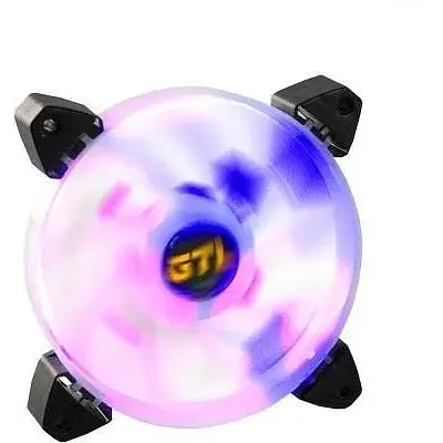 Вентилятор 120 мм GTL Multicolor B3 білий/чорний 120x120x25 мм ARGB підсвічування 800-1600 об/хв 23-32.6 дБ 4-pin - фото 1