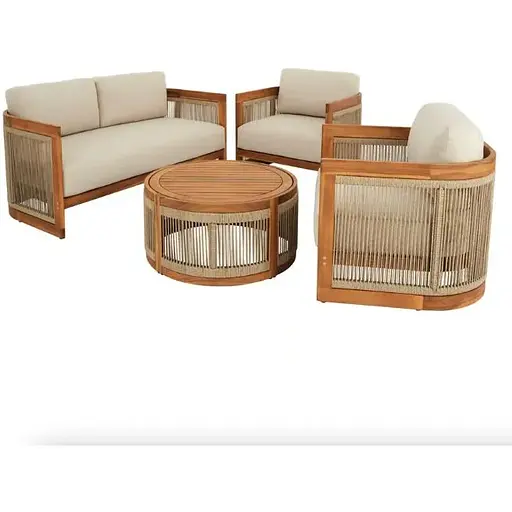 Комплект садовой мебели Di Volio Groseto бежевый - фото 8