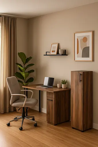 Пенал закрытый средний ОП-712 Orange-Line 350х347х1103 Дуб Барокко ристретто - фото 4