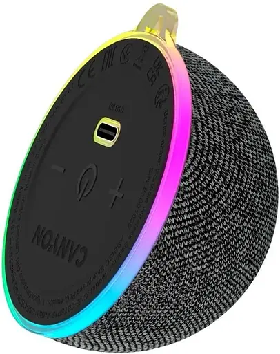 Портативна акустика Canyon Magnetic BT speaker OnMove 13 5W Black (CNE-CBTSP13B) - фото 3