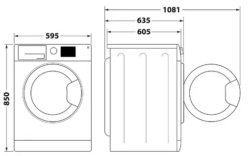 Стиральная машина Whirlpool FFB 11469 BCV автоматическая (6876243) - фото 2