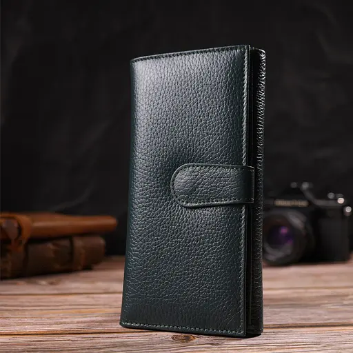 Жіночий шкіряний гаманець Canpellini 10х19х1.5 см acs0025568 - фото 7