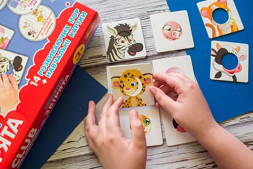 Навчальні пазли. Кумедні звірята. Iq-club для малюків (у) 13203008 - фото 7