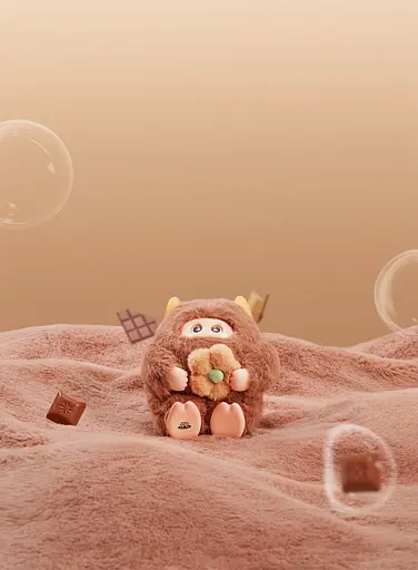 Колекційна м'яка іграшка 10/10 Toys з кільцем Giggle Monster Солодкі мрії (GM9981021) - фото 3