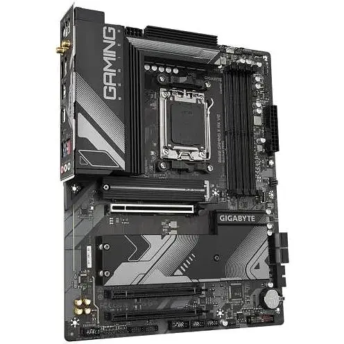 Материнская плата Gigabyte AM4 (A520) B650 Gaming X AX V2, B650, 4xDDR5, Int.Video (CPU), 4xSATA3, 3xM.2, 1xPCI-E 4.0 x16, 2xPCI-E 3.0 x16, Realtek 7.1, Realtek 2.5Gb, WiFi 6E, Bluetooth 5.3, 8xUSB3.2/7xUSB2.0, HDMI/DP, ATX - фото 3
