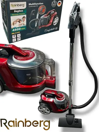 Пылесос ручной Rainberg RB-2320 пылесос с колбой Красный 4500 Вт - фото 3