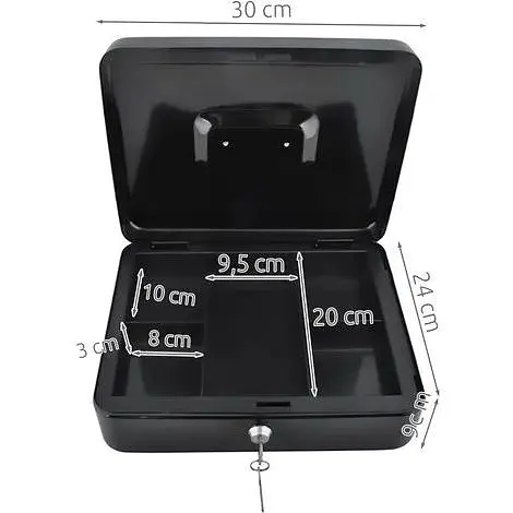 Великий металевий сейф-кешбокс Malatec 01216 - фото 6