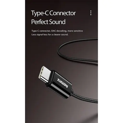 Проводные игровые вакуумные наушники Remax Type-C Gaming Headphone RM-755, 1.2m, black - фото 4