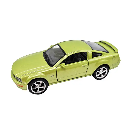 Инерционная машинка FORD MUSTANG GT 2006 Kinsmart КТ5091, 1:42 Зеленый