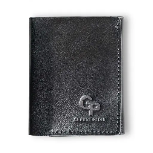 Кожаный женский кошелек Grande Pelle 8х10х2 см. nsa0001395 - фото 1