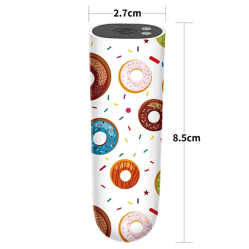 Вібратор для клітора Lovetoy Donut Massager 8.5 см (білий) - фото 15
