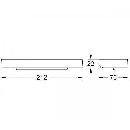 Полка для ванной комнаты Grohe Eurosmart Cosmopolitan 18349L02, Белый - фото 2