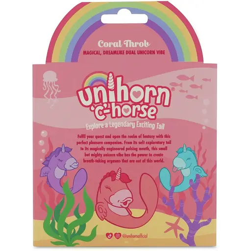 Вібратор-єдиноріжка Unihorn - C Horse - Coral Throb - фото 8