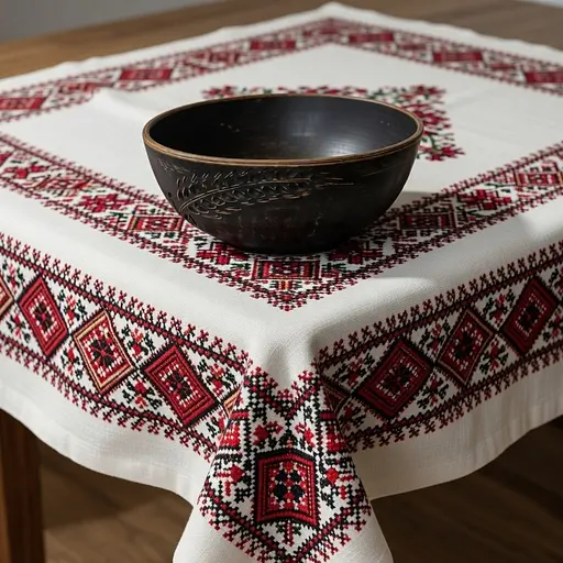 Миска из красной глины Колосок молоченная керамика Украинская глиняная посуда 1 л - фото 6