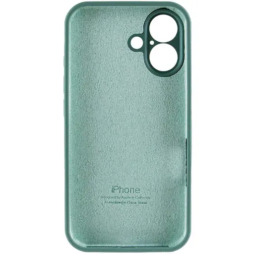 Чехол Epik Silicone Case Full Camera Protective AA для Apple iPhone 16 Plus 6.7 Зеленый/Pine green - фото 6