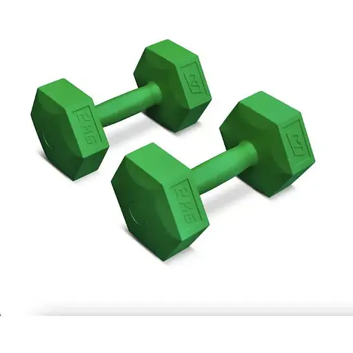 Гантели для фитнеса композитные Hop-Sport HS-C020DS 2х2кг зеленый - фото 2