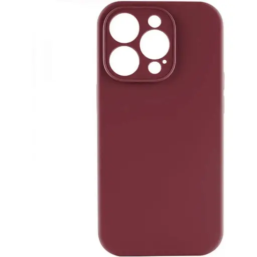 Чехол Silicone Case с защитой камеры Full Apple iPhone 13 Pro Rose red