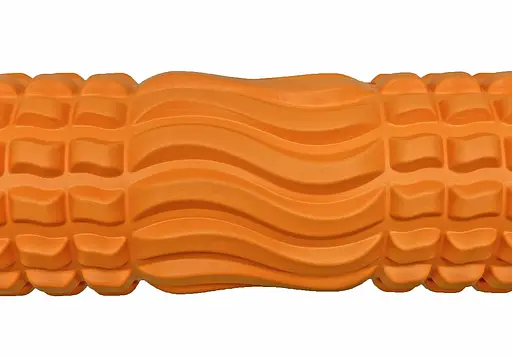 Масажний ролик EasyFit Wavyspines 33 см Помаранчевий (EF-2060-Or) - фото 2