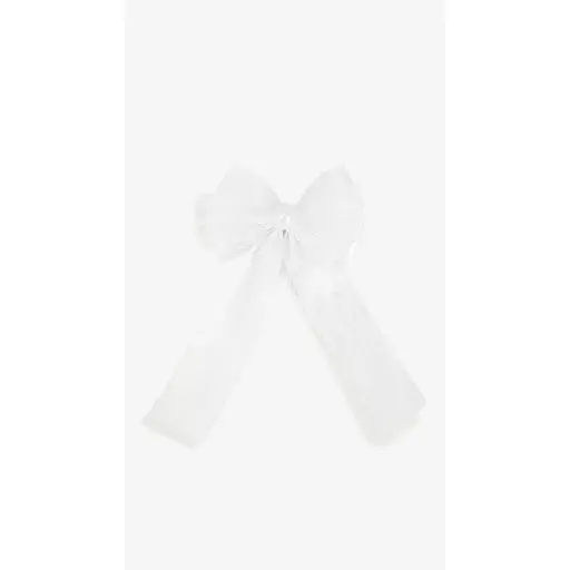 Бант детский 272499 6,5 см Белый - фото 1