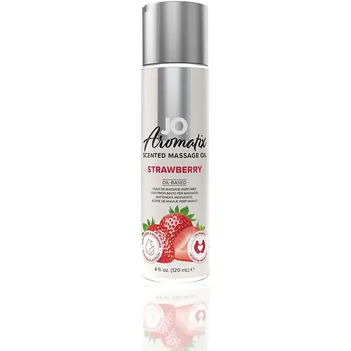 Натуральна масажна олія System JO Aromatix - Massage Oil - Strawberry 120 мл