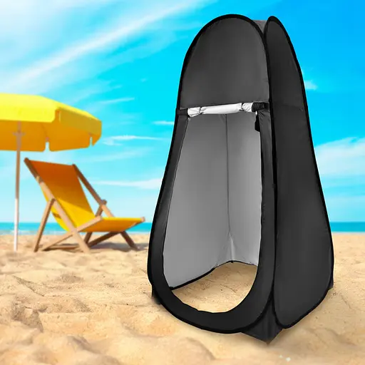 Намет туалет-душ, переодягальня Mountain Goat Pop-Up 200 x 110 x 110 см саморозкладний Black (P-5905973405195) - фото 7