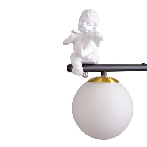 Люстра підвісна Brille E27 60W BK (BR-01 655S/4) - фото 2