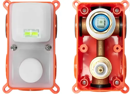 Душевая система скрытого монтажа Rea Lungo + Box white matt REA-P8540, Белый матовый - фото 6