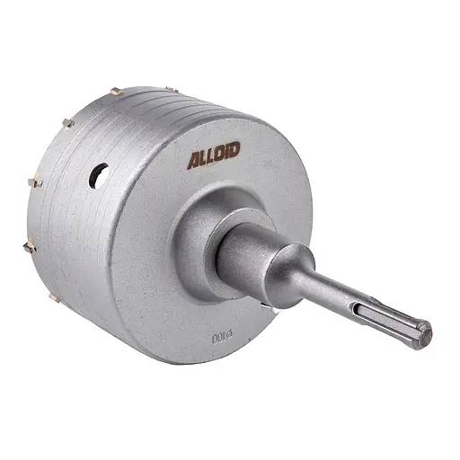 Сверло корончатое Alloid Building Tools по бетону 100 мм p SDS адаптером 110 мм (HC-100110) - фото 1