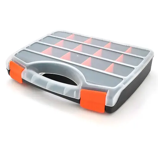 Пластиковый переносной ящик для инструментов Voltronic Box 312x265x55 мм
