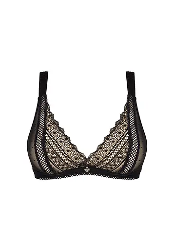 Бюстгальтер Obsessive Estiqua XS/S чорний - фото 6