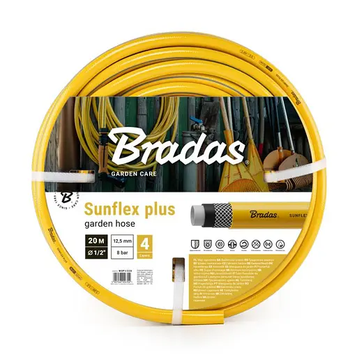 Шланг для полива Bradas SUNFLEX PLUS 1/2", 20 м (WSP1/220) - фото 1